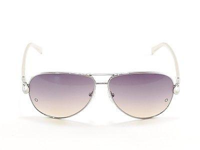 Mont Blanc Sunglasses MB468S 12B Silver Beige Gradient Woman Italy Made 100% UV - Frame Bay