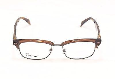 John Galliano Eyeglasses Frame JG5017 092 Brown Plastic Metal Italy 52-17-140 - Frame Bay