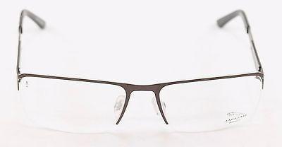 Jaguar Eyeglasses Frame 33556-827 Brown Gray Metal Germany Made 57-17-135 - Frame Bay
