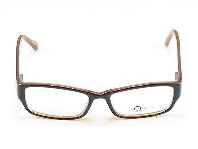 Modern Eyeglasses Frame Concert Plastic Brown Caramel China Made 53-18-135 - Frame Bay