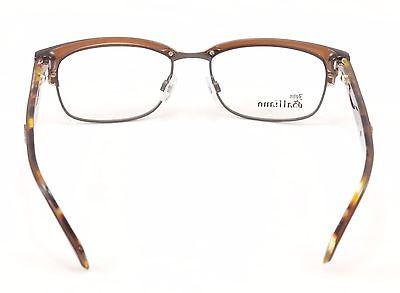John Galliano Eyeglasses Frame JG5017 092 Brown Plastic Metal Italy 52-17-140 - Frame Bay