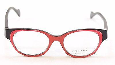 Face A Face EPOCA 2 3016 Eyeglasses Red Black Plastic France Hand Made Frame - Frame Bay
