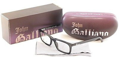 John Galliano Eyeglasses Frame JG5012 001 Plastic Black Italy Made 53-18-140 - Frame Bay