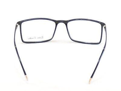 Zellini Lunettes Eyeglasses Frame Z2003 C3 Plastic Black Italy Hand Made 56-17 - Frame Bay