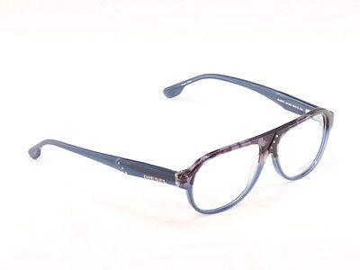 Diesel Eyeglasses Frame DL5003 050 Plastic Black Blue Top Quality 56-13-145 - Frame Bay