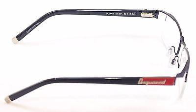 Dsquared2 Eyeglasses Frame DQ5069 09A Blue Metal Plastic High Quality 53-18-140 - Frame Bay