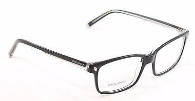 Dsquared2 Eyeglasses Frame DQ5036 003 Black High Quality Plastic Italy 54-17-145 - Frame Bay