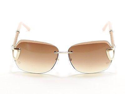 Mont Blanc Sunglasses MB470S 32F Gold Beige Pink Gradient Woman Italy 100% UV - Frame Bay