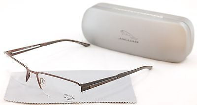 Jaguar Eyeglasses 33542-510 Brown Metal Frame Germany Made 56-18-135 - Frame Bay