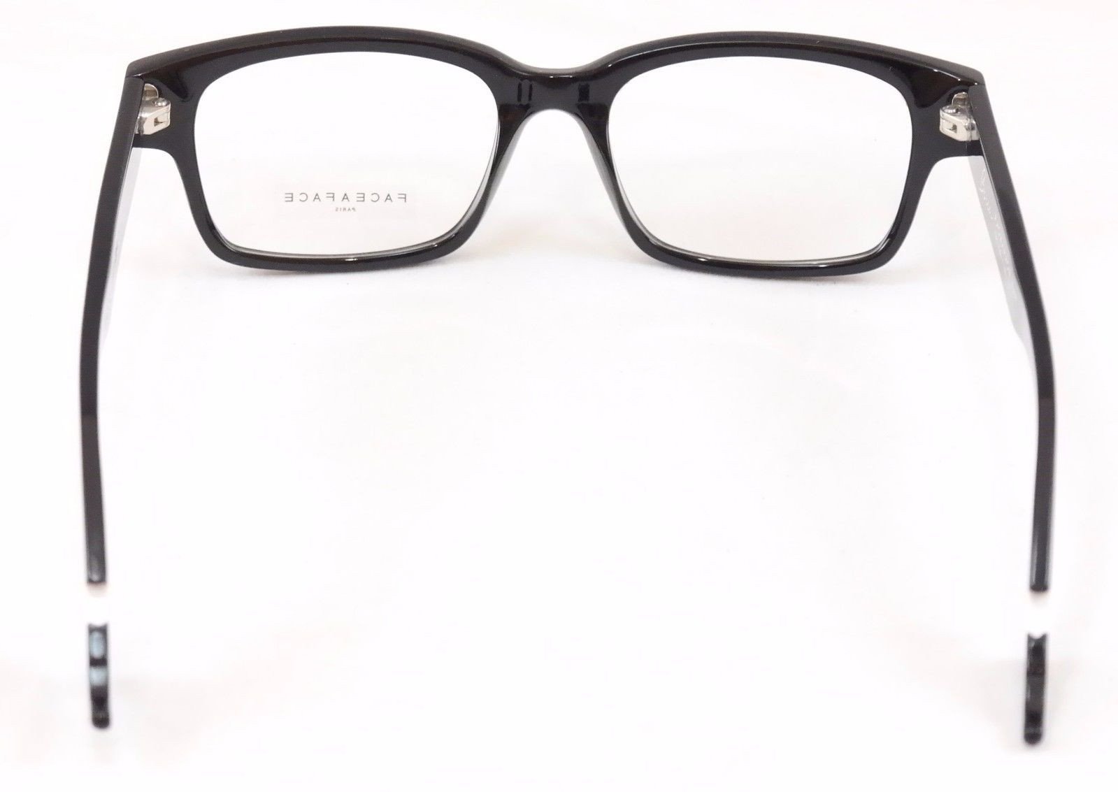 Face A Face Eyeglasses Frame Bocca Smoking 2 100 Black Plastic Italy Hand Made - Frame Bay