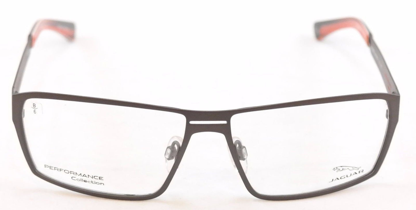 Jaguar Eyeglasses Frame 33801-420 Gray Metal Performance Germany Made 58-14-135 - Frame Bay