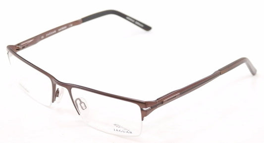 Jaguar Eyeglasses 39504-510 Brown Sand Metal Frame Germany Made 54-18-140 - Frame Bay