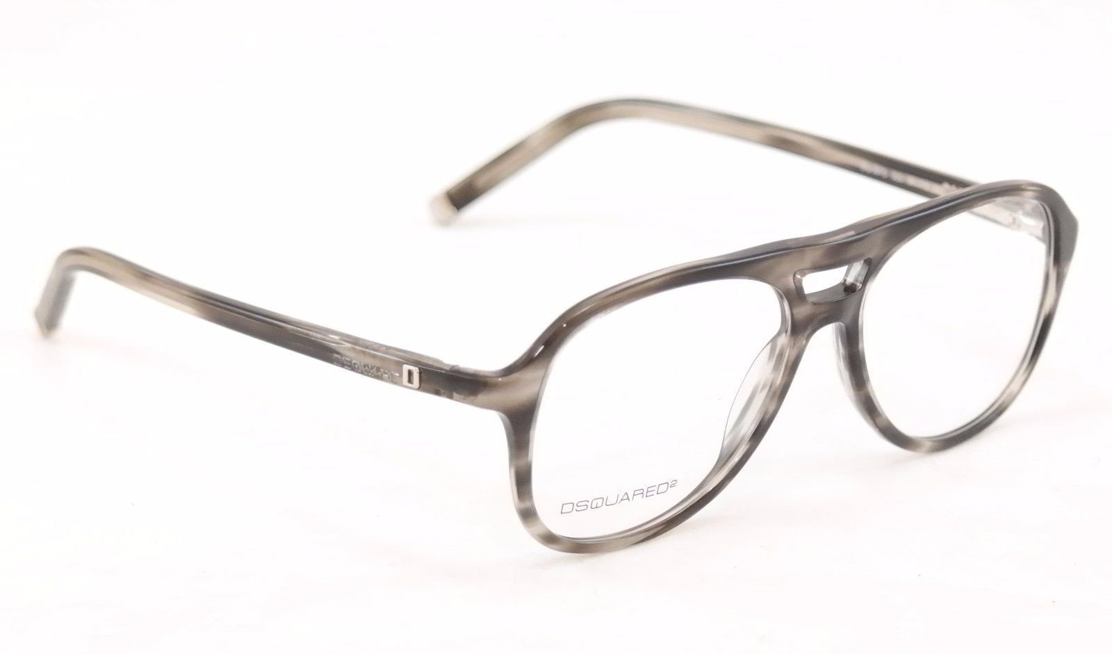 Dsquared2 Eyeglasses Frame DQ5075 020 Havana Black Plastic Italy Made 54-15-140 - Frame Bay