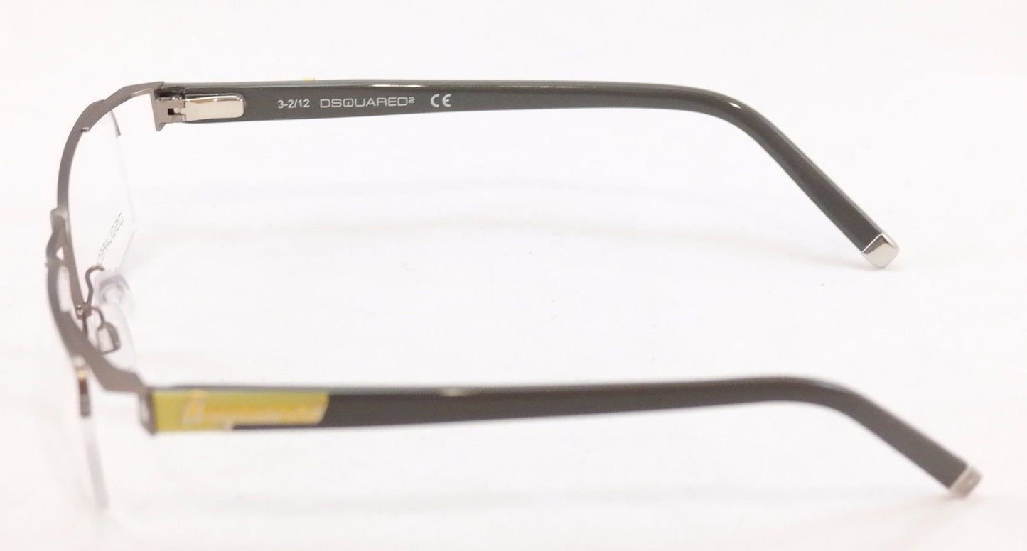 Dsquared2 Eyeglasses Frame DQ5069 015 Gray Plastic Metal High Quality 53-18-140 - Frame Bay