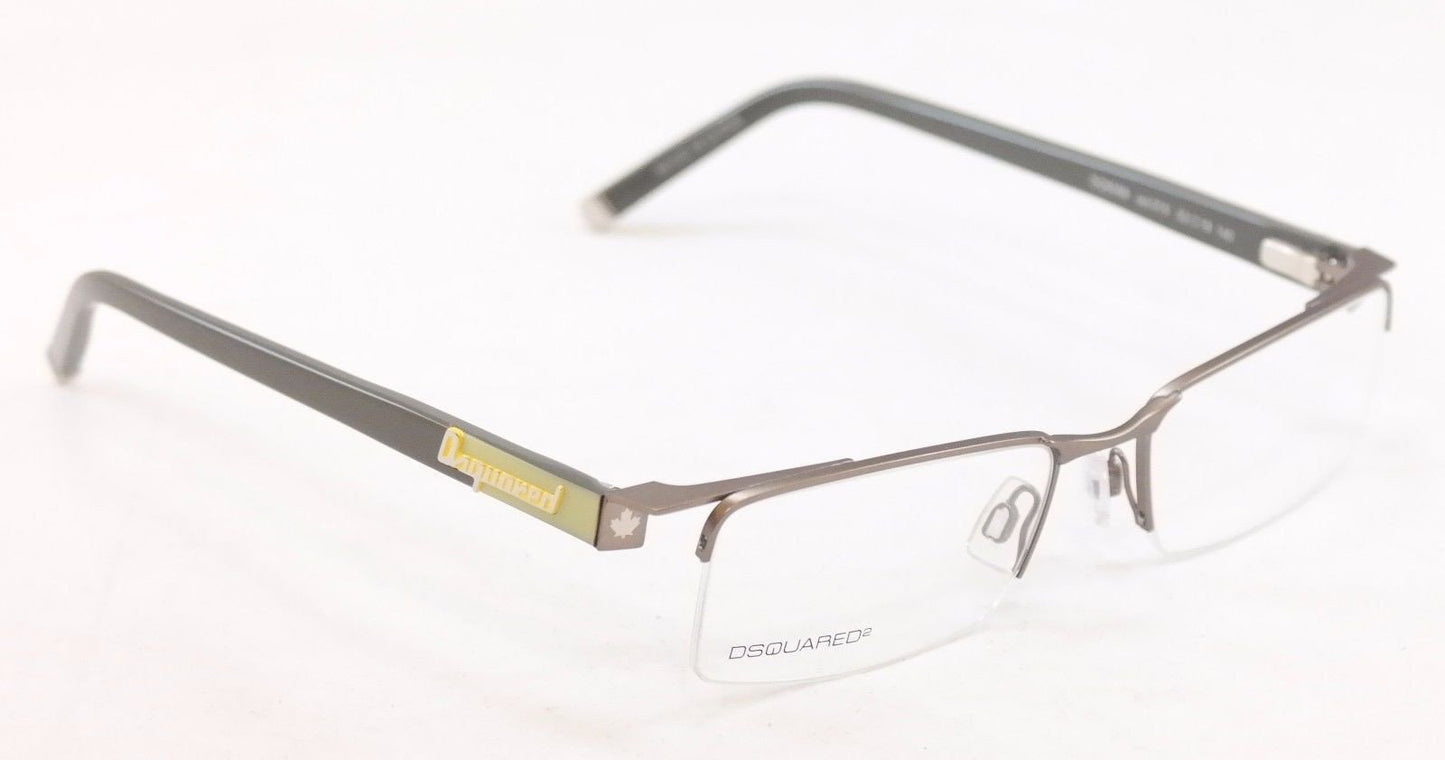 Dsquared2 Eyeglasses Frame DQ5069 015 Gray Plastic Metal High Quality 53-18-140 - Frame Bay