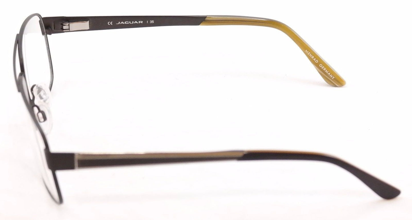 Jaguar Eyeglasses Frame 33068-853 Meta Black High Quality Germany 60-15-145 - Frame Bay