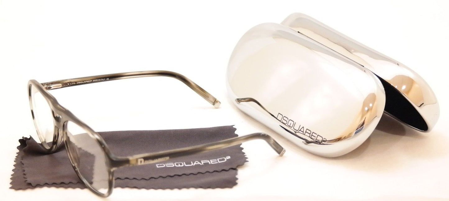 Dsquared2 Eyeglasses Frame DQ5075 020 Havana Black Plastic Italy Made 54-15-140 - Frame Bay