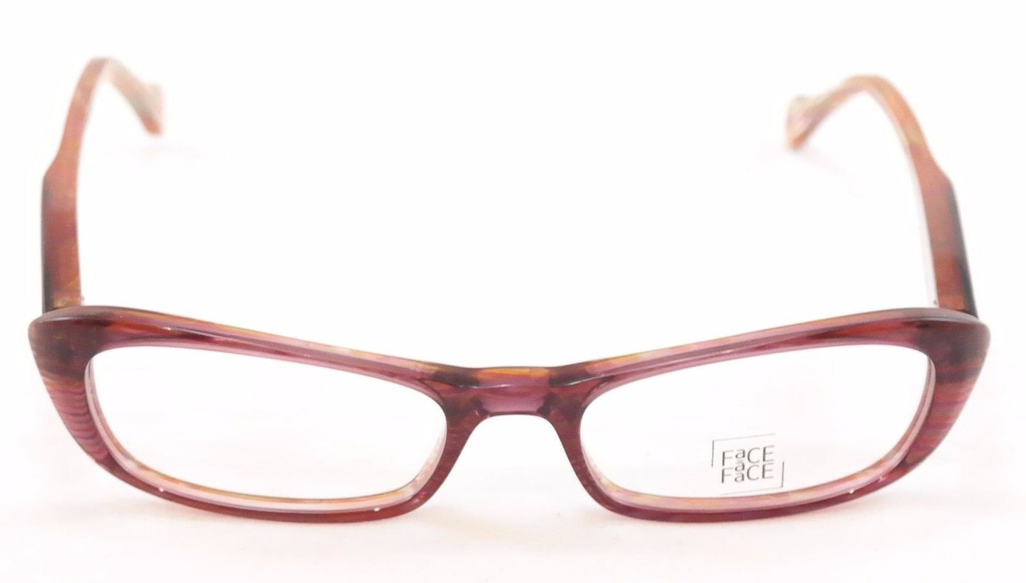 Face A Face Eyeglasses Frame Roxan 3 567 Purple Brown Plastic France Hand Made - Frame Bay