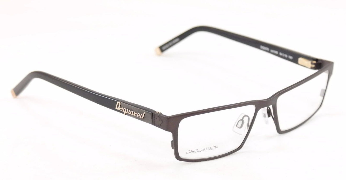 Dsquared2 Eyeglasses Frame DQ5070 049 High Quality Black Plastic Metal 54-16-140 - Frame Bay
