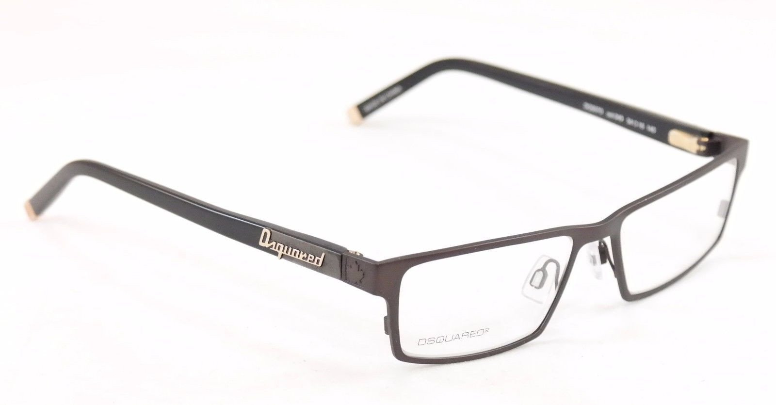 Dsquared2 Eyeglasses Frame DQ5070 049 High Quality Black Plastic Metal 54-16-140 - Frame Bay