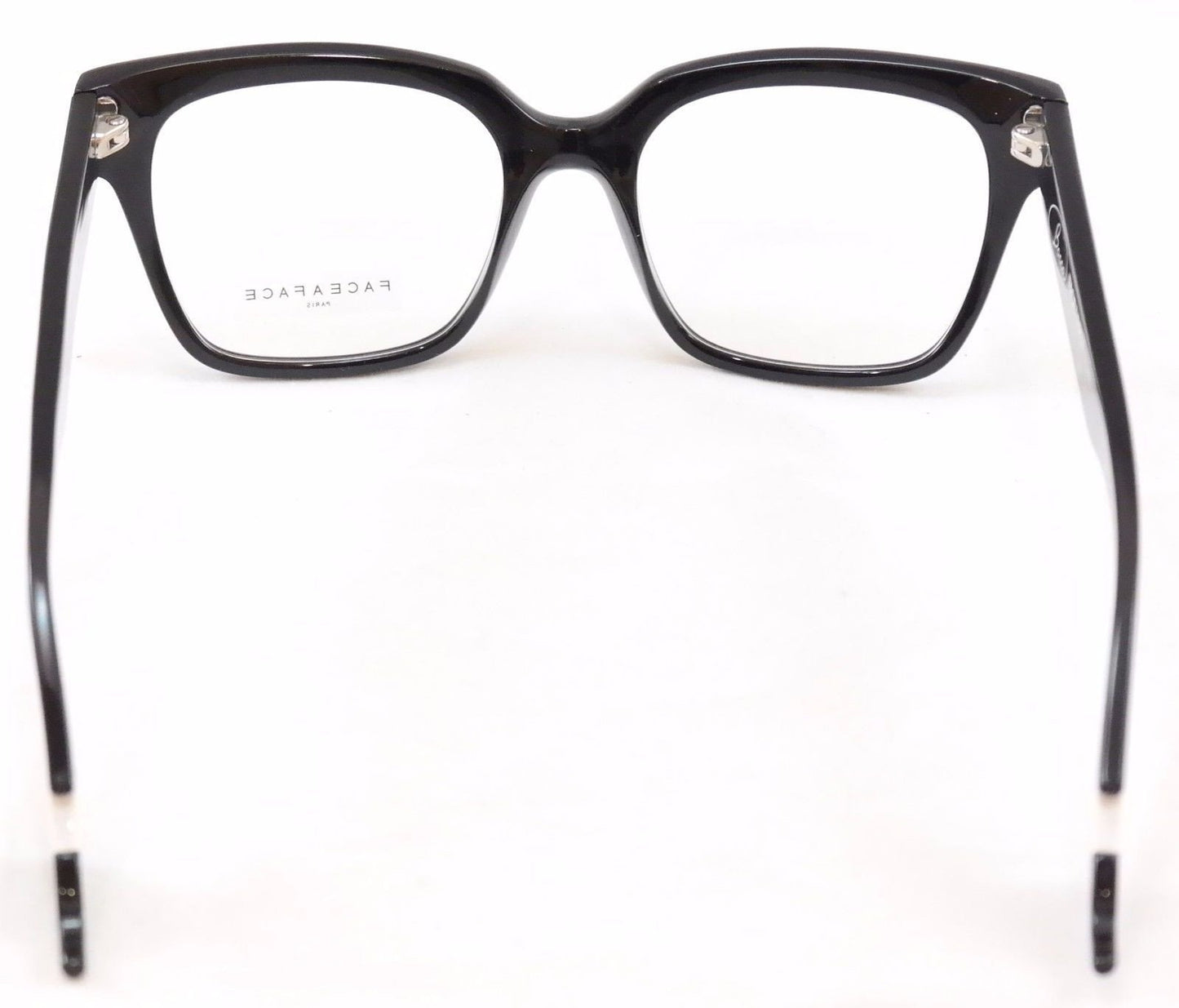Face A Face Eyeglasses Frame Bocca Smoking 1 2002 Black Plastic Italy Hand Made - Frame Bay