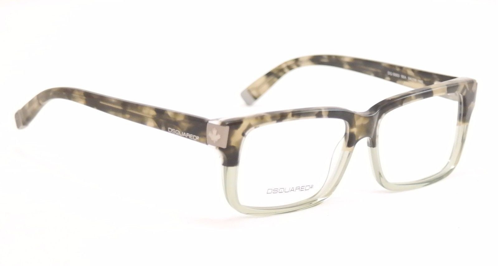 Dsquared2 Eyeglasses Frame DQ5083 56A Havana Smoke Plastic Italy Made 54-14-140 - Frame Bay