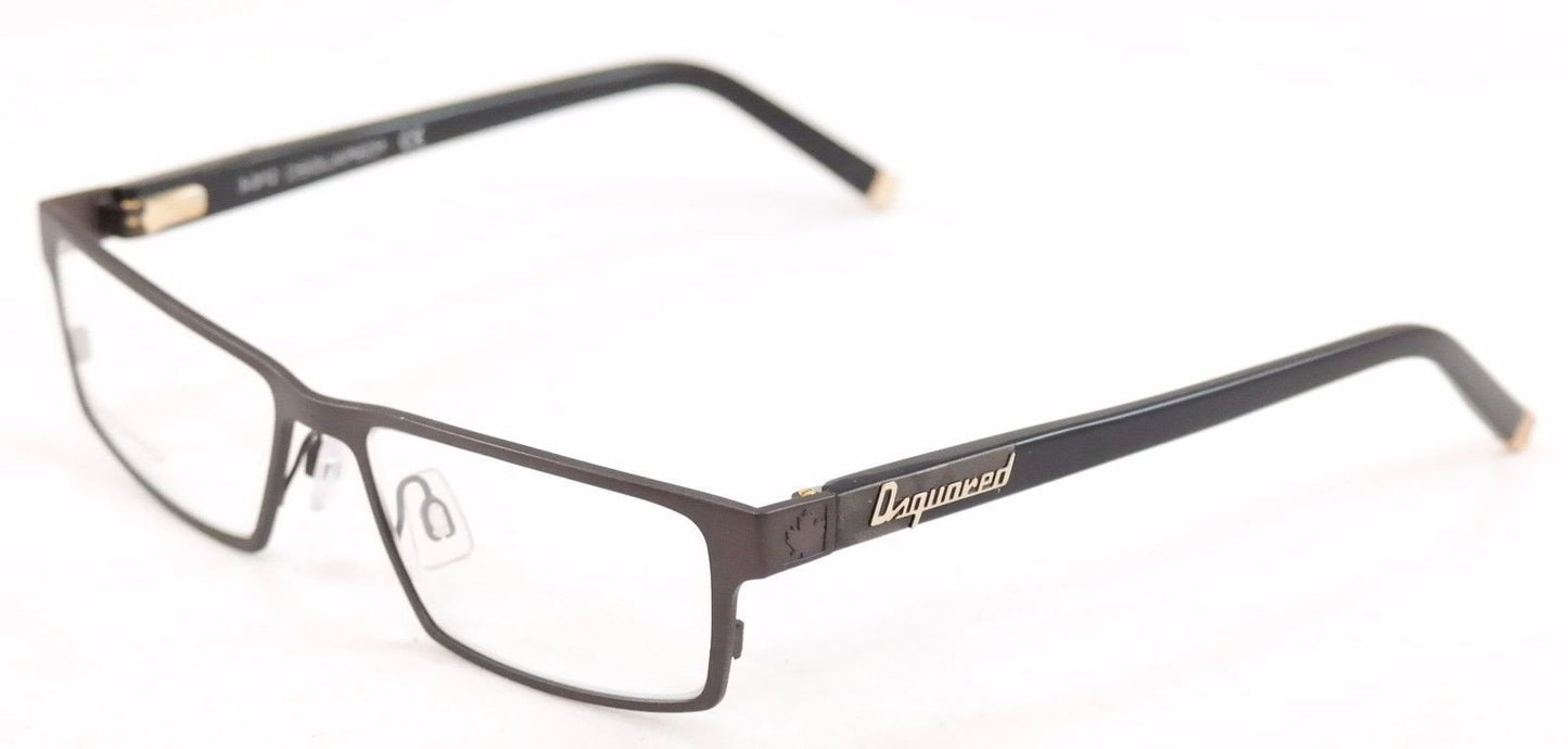 Dsquared2 Eyeglasses Frame DQ5070 049 High Quality Black Plastic Metal 54-16-140 - Frame Bay
