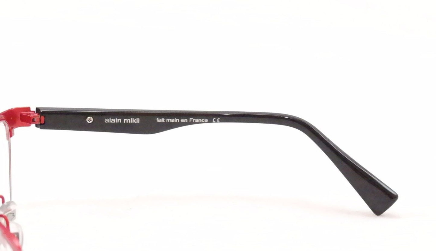 Alain Mikli Eyeglasses AL1220 MOB7 Red Black Metal Plastic France Made 55-17-135 - Frame Bay