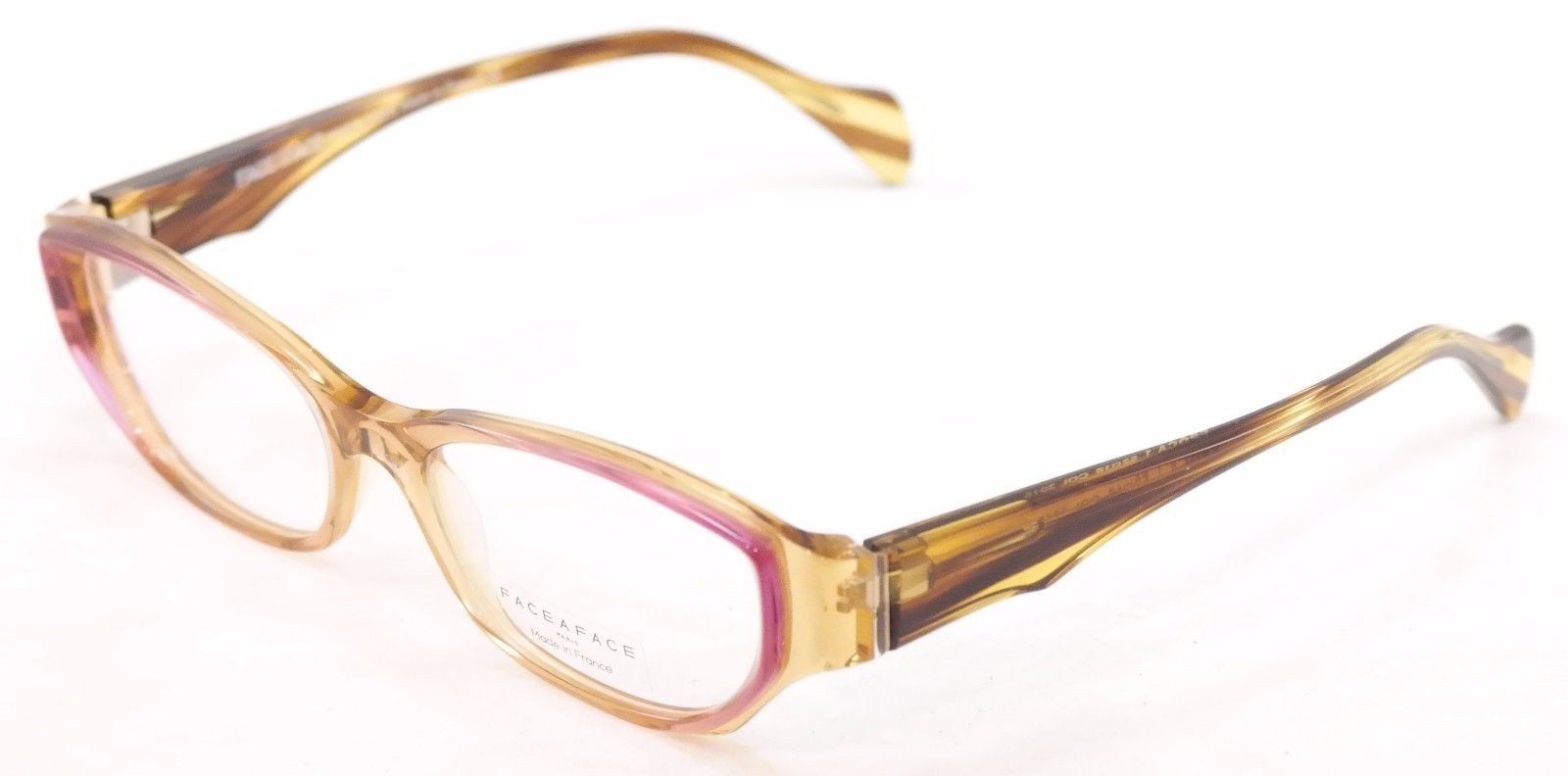 Face A Face Eyeglasses Epoca 1 3015 Electric Violet Jungle Plastic Hand Made - Frame Bay