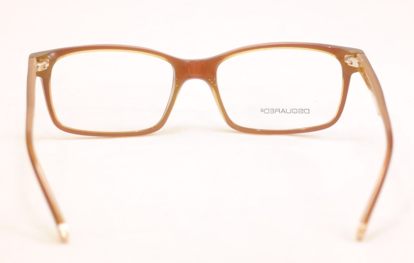 Dsquared2 Eyeglasses Frame DQ5036 071 Burgundy Honey Plastic Italy 54-17-145 - Frame Bay