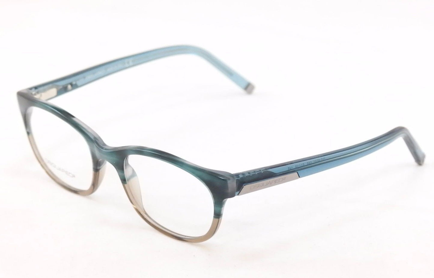 Dsquared2 Eyeglasses Frame DQ5041 065 Azure Transparent Plastic Italy 51-19-145 - Frame Bay