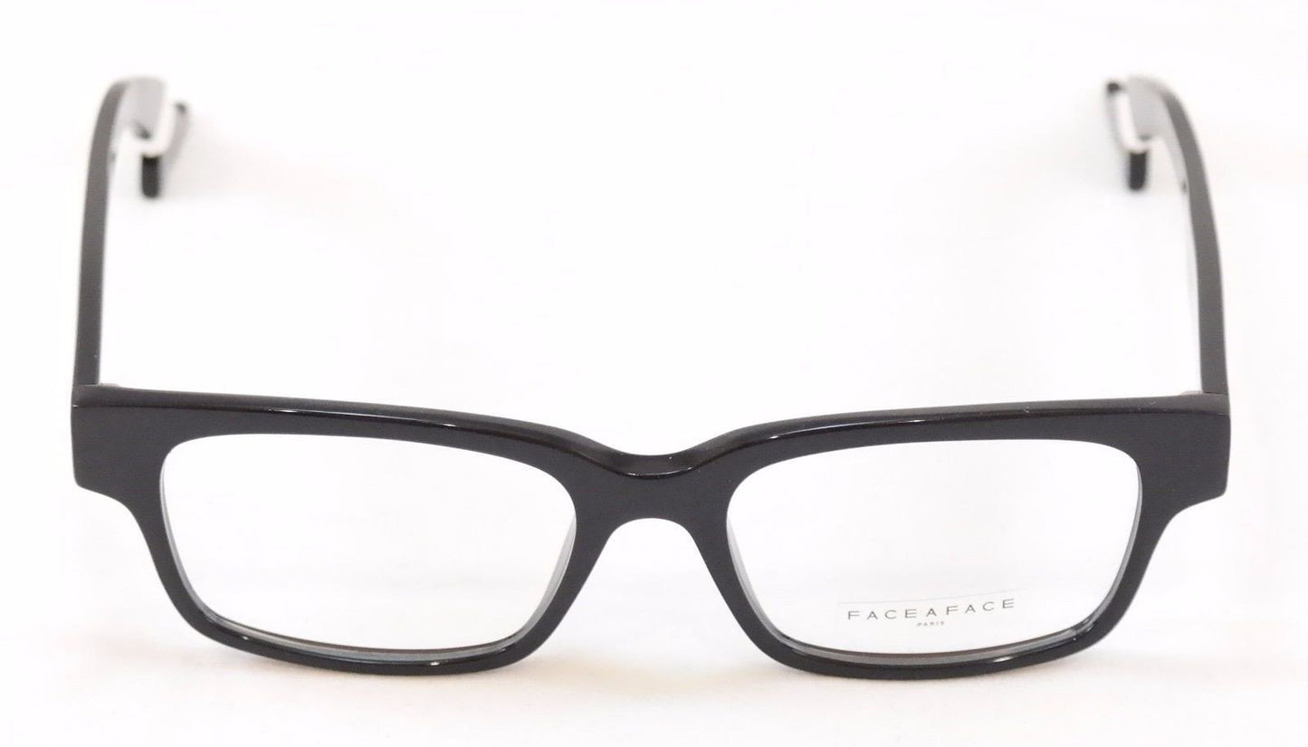 Face A Face Eyeglasses Frame Bocca Smoking 2 100 Black Plastic Italy Hand Made - Frame Bay