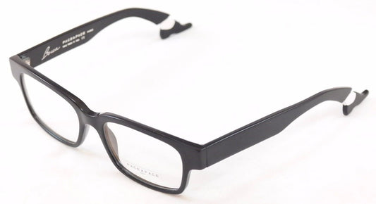 Face A Face Eyeglasses Frame Bocca Smoking 2 100 Black Plastic Italy Hand Made - Frame Bay