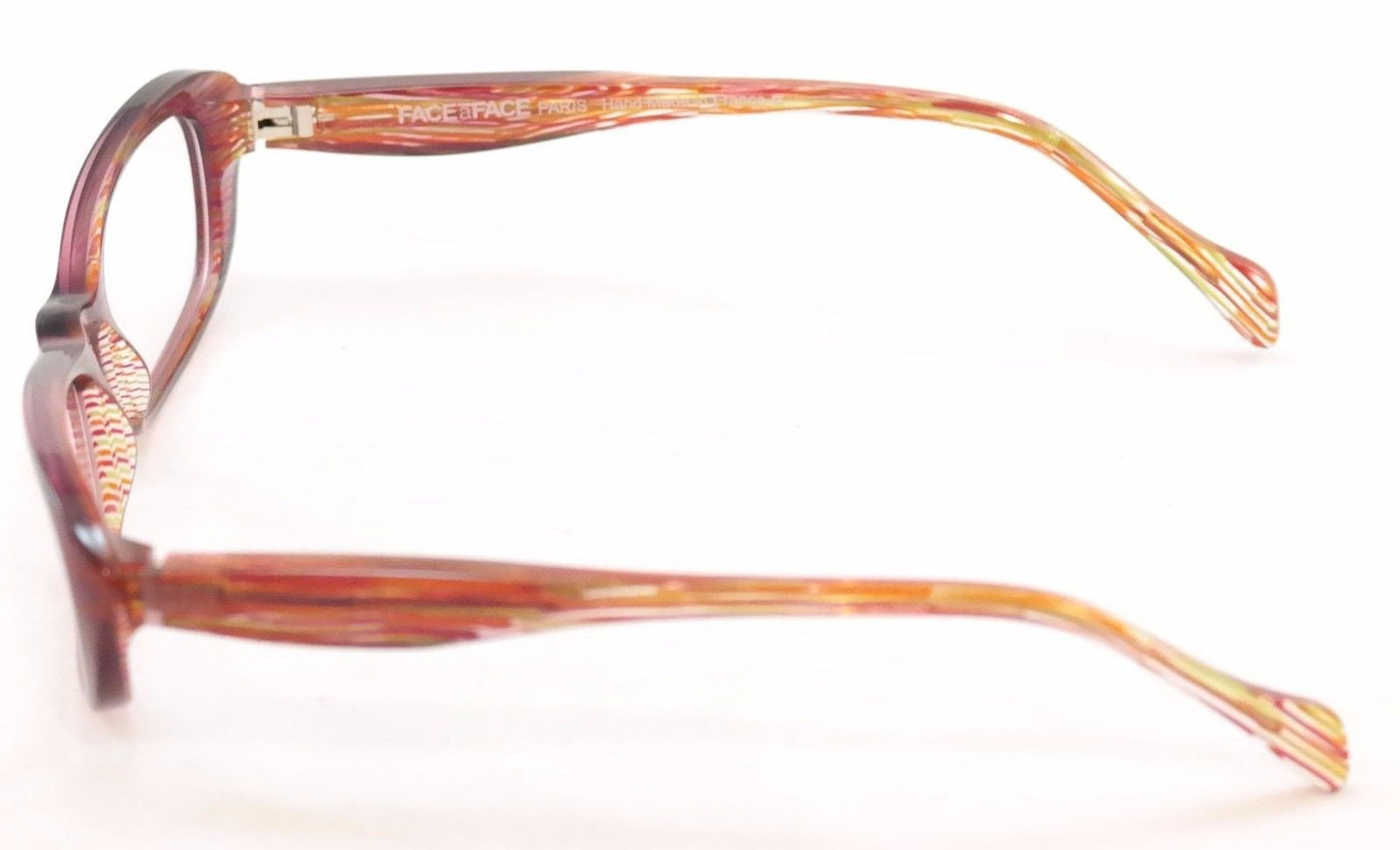 Face A Face Eyeglasses Frame Roxan 3 567 Purple Brown Plastic France Hand Made - Frame Bay