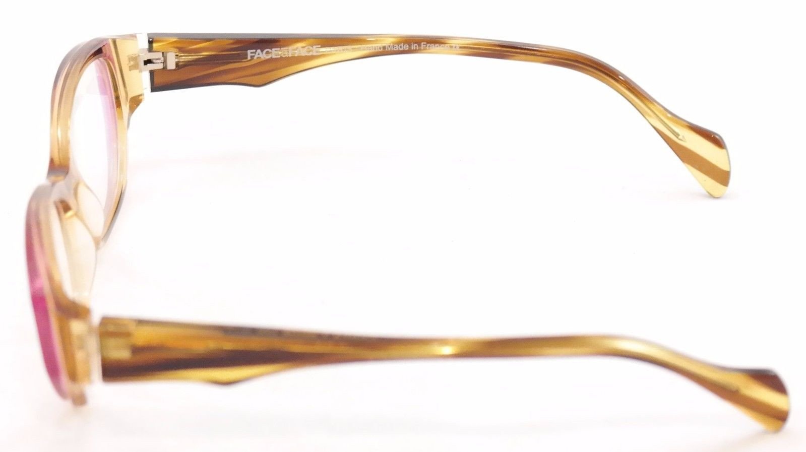 Face A Face Eyeglasses Epoca 1 3015 Electric Violet Jungle Plastic Hand Made - Frame Bay