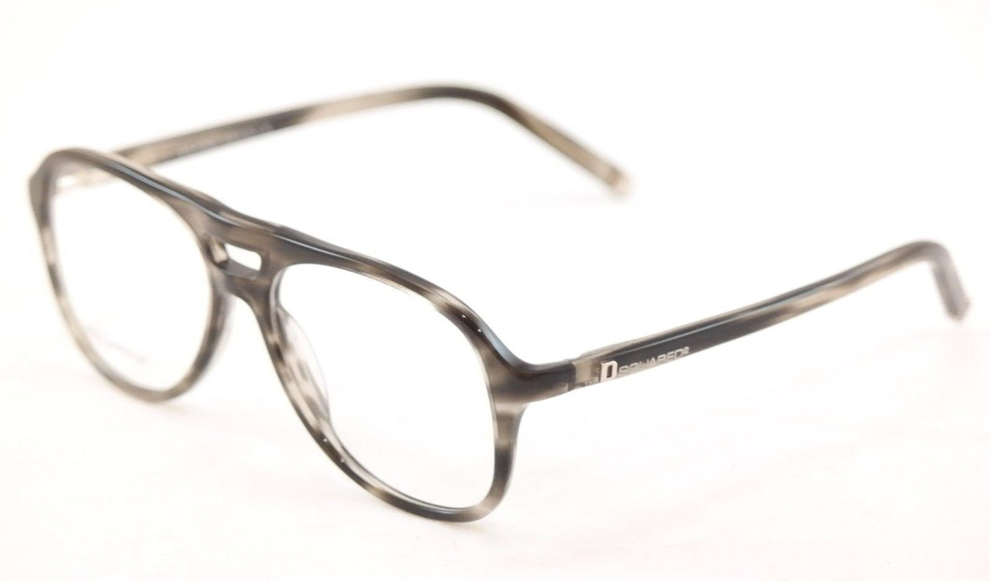 Dsquared2 Eyeglasses Frame DQ5075 020 Havana Black Plastic Italy Made 54-15-140 - Frame Bay