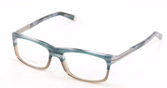 Dsquared2 Eyeglasses Frame DQ5010 065 Blue Marble Grey Plastic Italy 54-16-140 - Frame Bay