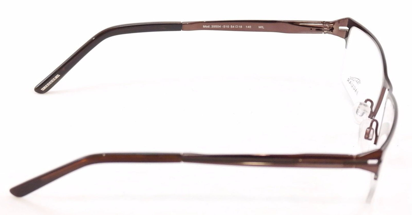 Jaguar Eyeglasses 39504-510 Brown Sand Metal Frame Germany Made 54-18-140 - Frame Bay