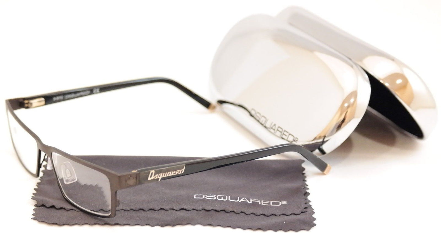 Dsquared2 Eyeglasses Frame DQ5070 049 High Quality Black Plastic Metal 54-16-140 - Frame Bay