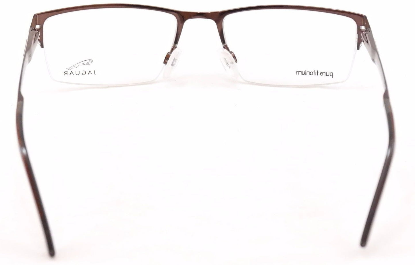Jaguar Eyeglasses 39504-510 Brown Sand Metal Frame Germany Made 54-18-140 - Frame Bay