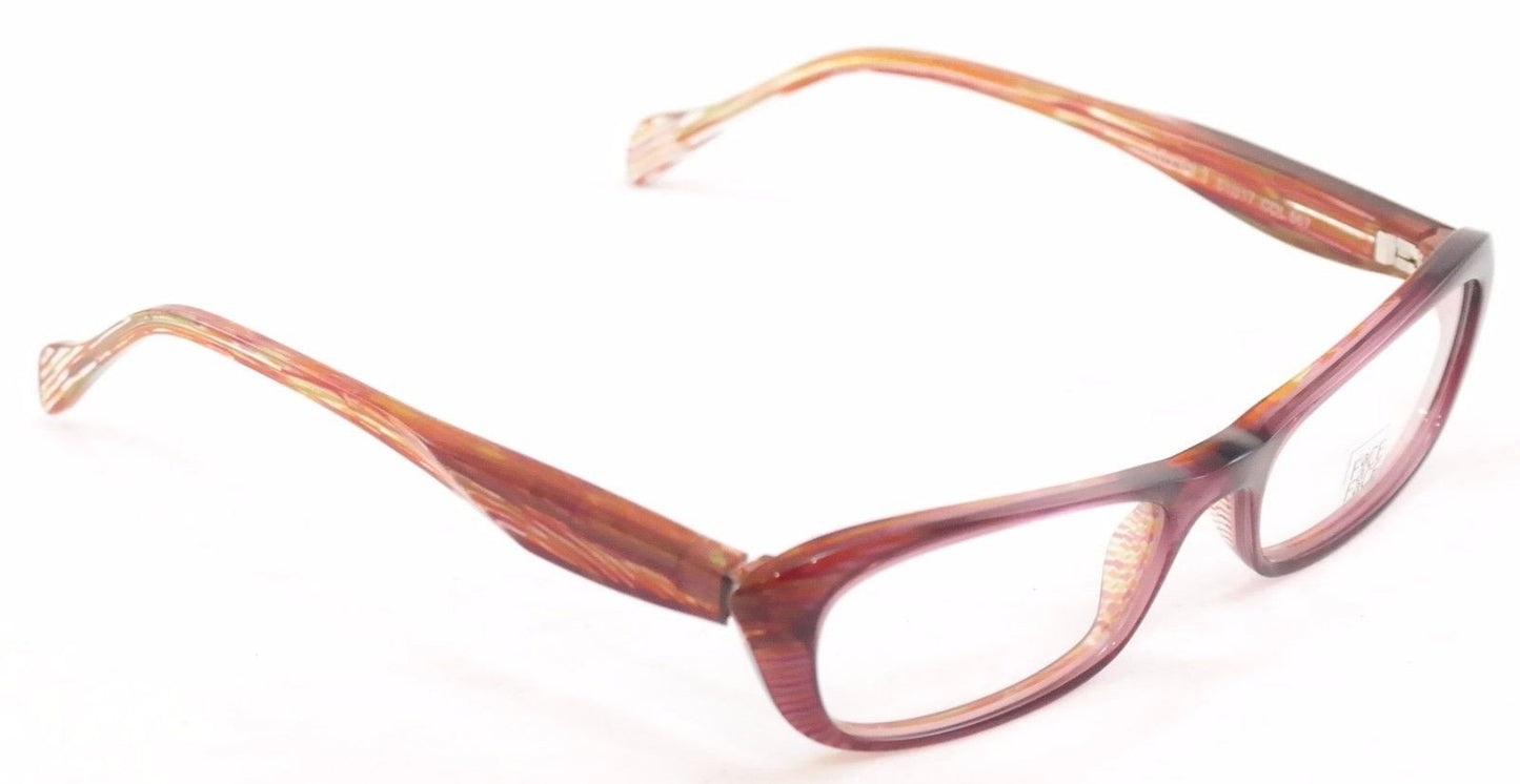 Face A Face Eyeglasses Frame Roxan 3 567 Purple Brown Plastic France Hand Made - Frame Bay