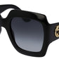 Gucci Sunglasses GG0053S Black Grey Gradient Acetate Japan Made