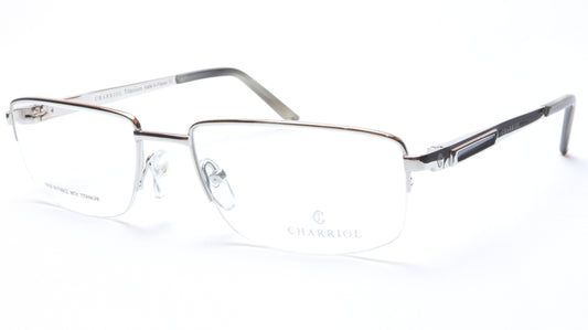 Charriol Eyeglasses Frame PC7396 C3 Silver Titanium France Made 55-18-140 - Frame Bay