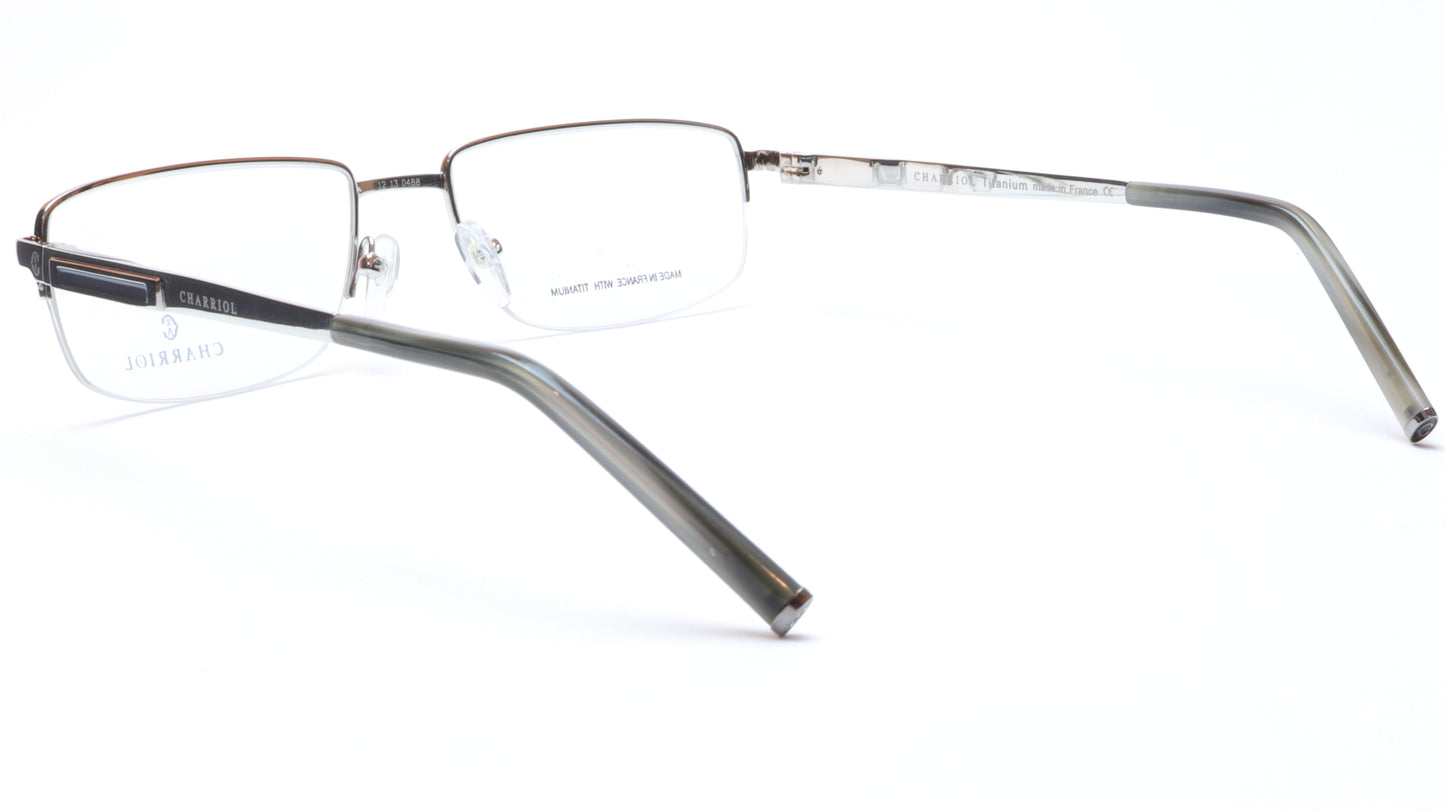 Charriol Eyeglasses Frame PC7396 C3 Silver Titanium France Made 55-18-140 - Frame Bay