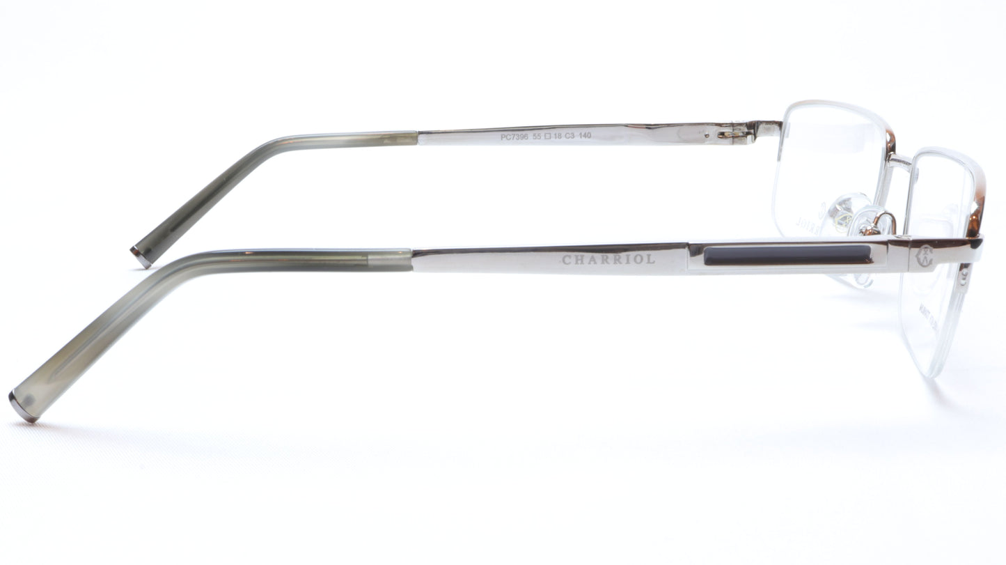 Charriol Eyeglasses Frame PC7396 C3 Silver Titanium France Made 55-18-140 - Frame Bay
