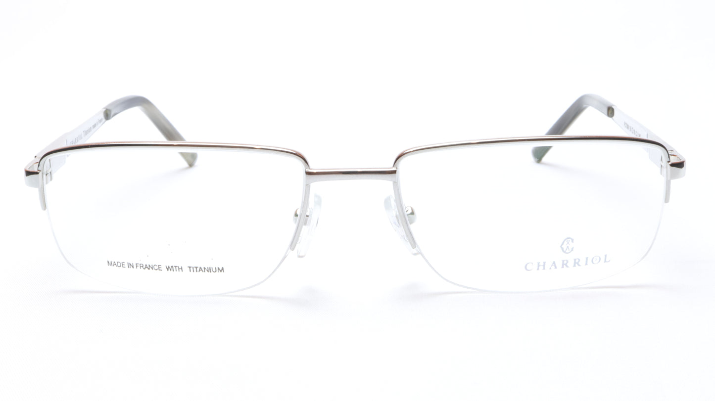 Charriol Eyeglasses Frame PC7396 C3 Silver Titanium France Made 55-18-140 - Frame Bay