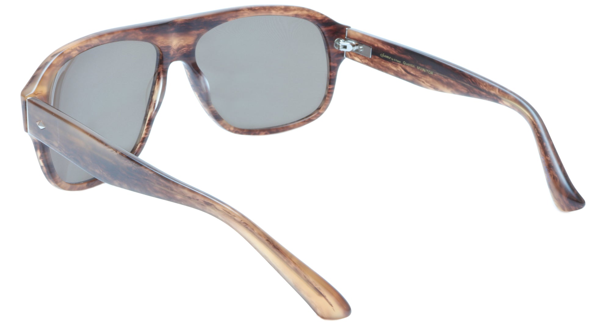 Sama Sunglasses Quentin Brown Tortoise Polarized Lenses Acetate Japan 63-15-140 - Frame Bay