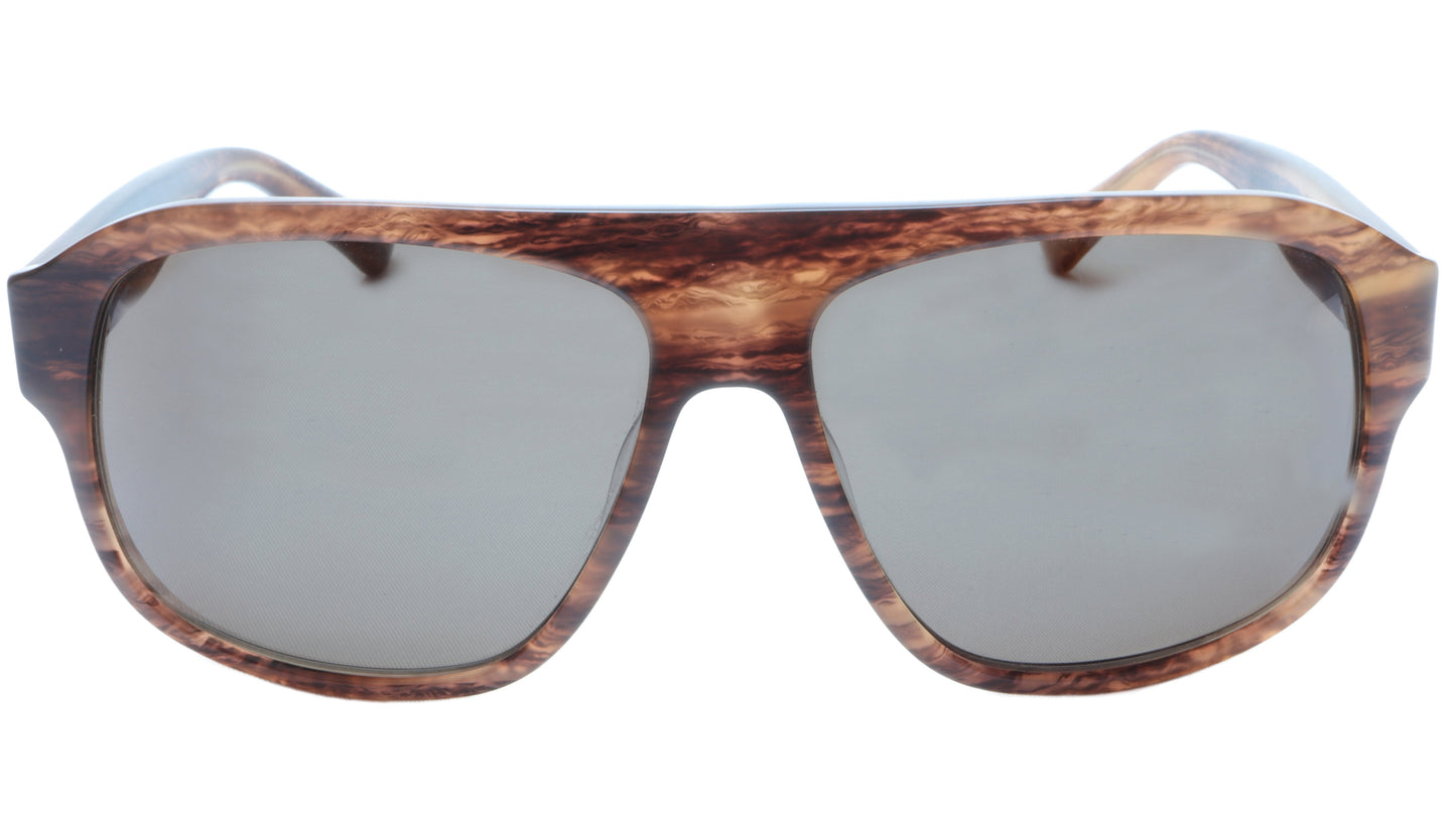 Sama Sunglasses Quentin Brown Tortoise Polarized Lenses Acetate Japan 63-15-140 - Frame Bay