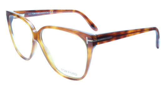 Tom Ford TF5302 053 Eyeglasses Frame Brown Tortoise Acetate Italy Made 57-11-140 - Frame Bay