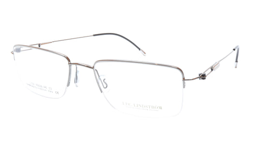 Lindstrom L-102 C3 Eyeglasses Frame Gunmetal Black Italy Hand Made 55-20-145, 33 - Frame Bay